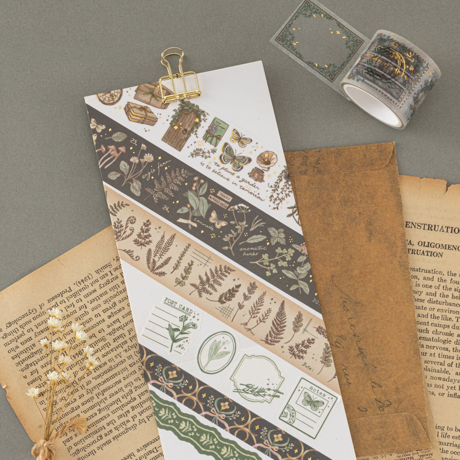 Tsuki ‘Whimsical Botanics’ Washi Tape Set ☾ - Image 7