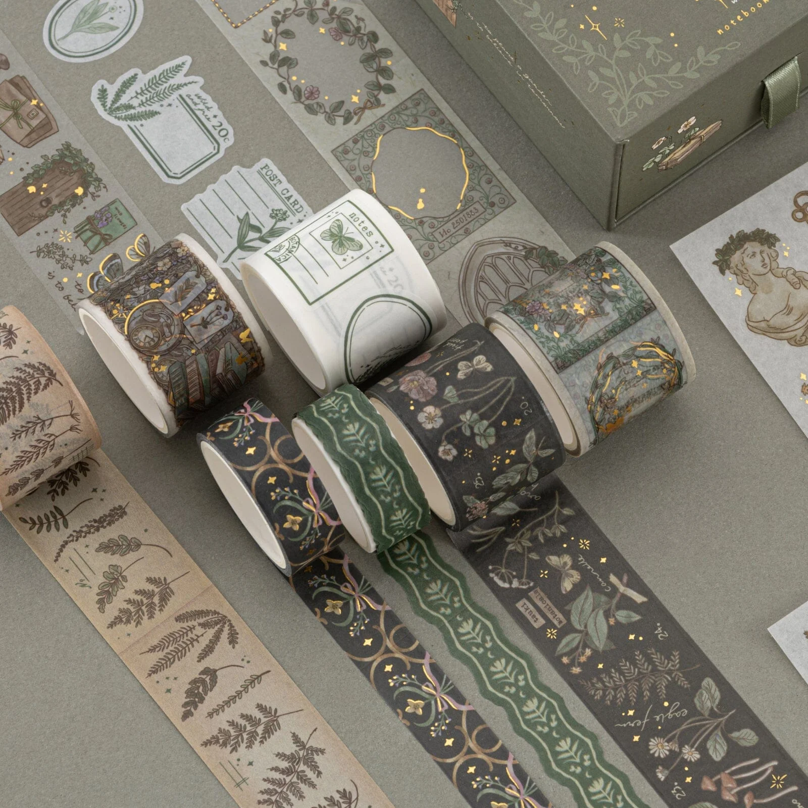 Tsuki ‘Whimsical Botanics’ Washi Tape Set ☾ - Image 9