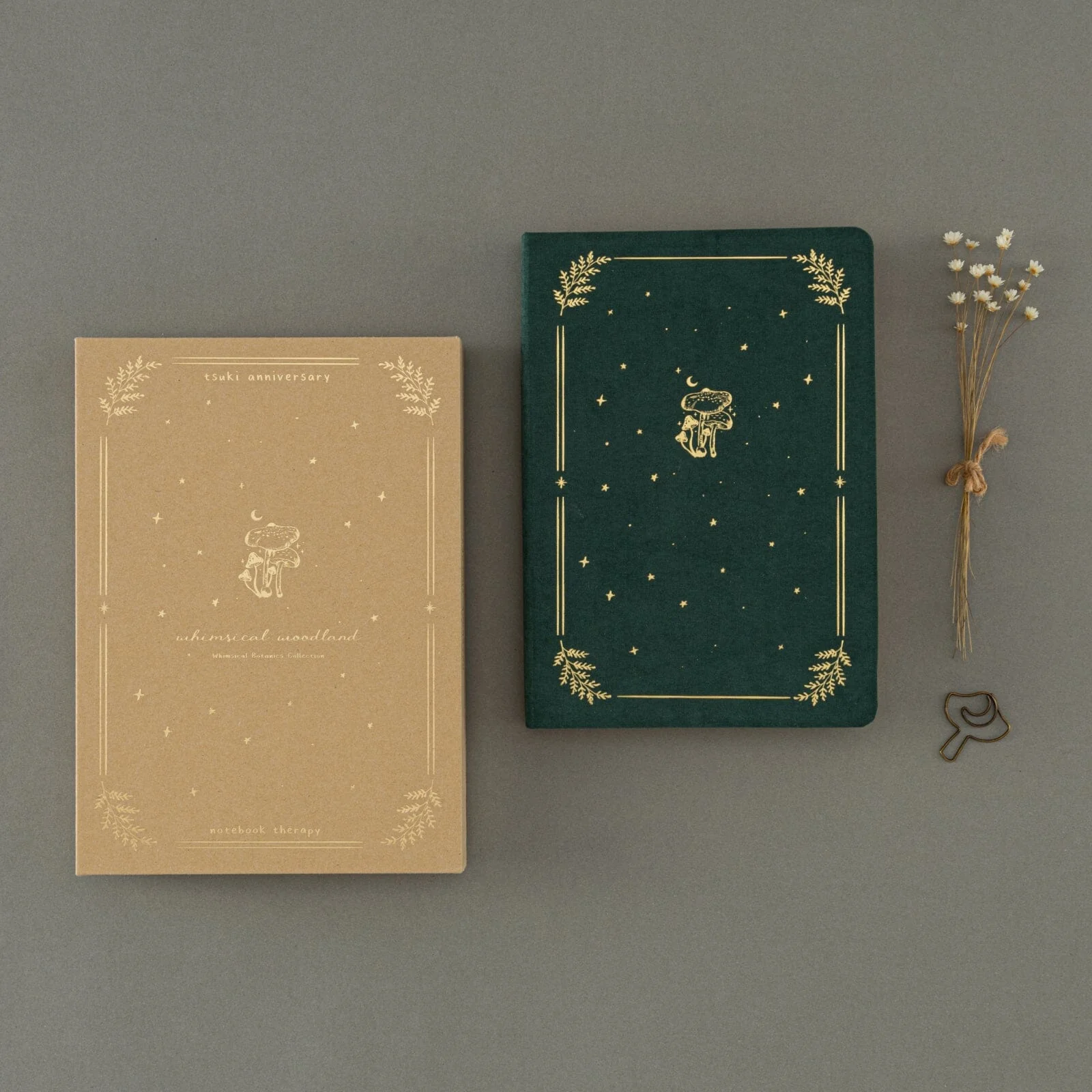 Tsuki ‘Whimsical Woodland’ Limited Edition Kraft Paper Bullet Journal in Original Size ☾ - Image 10