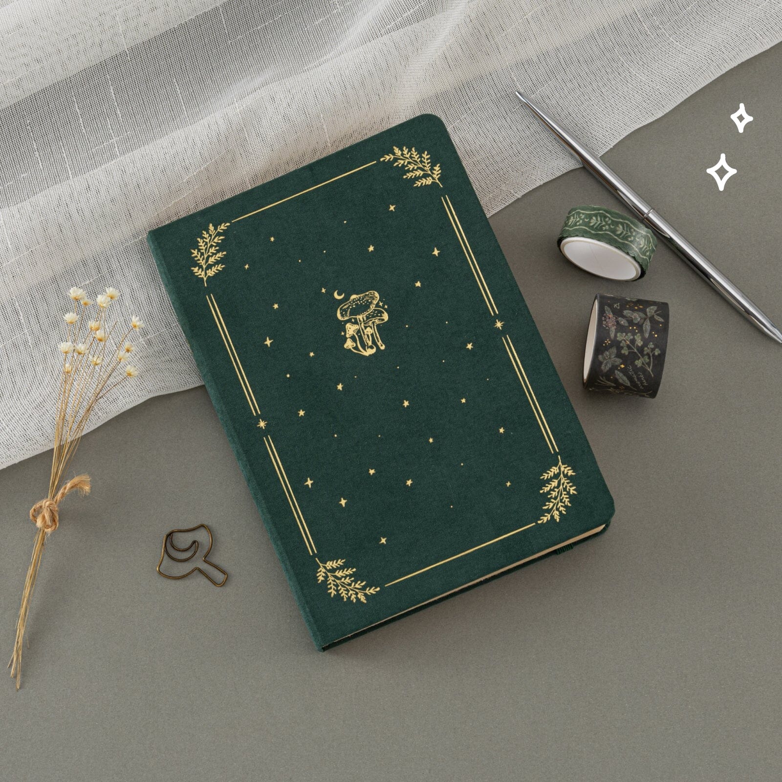 Tsuki ‘Whimsical Woodland’ Limited Edition Kraft Paper Bullet Journal in Original Size ☾ - Image 11