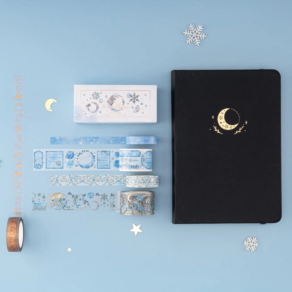 Tsuki ‘Winter Moonflower’ Washi Tape Set ☾ - Image 15