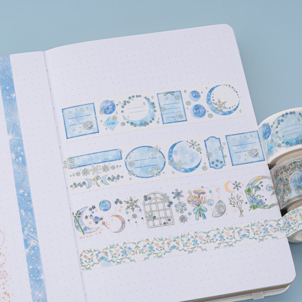 Tsuki ‘Winter Moonflower’ Washi Tape Set ☾ - Image 7