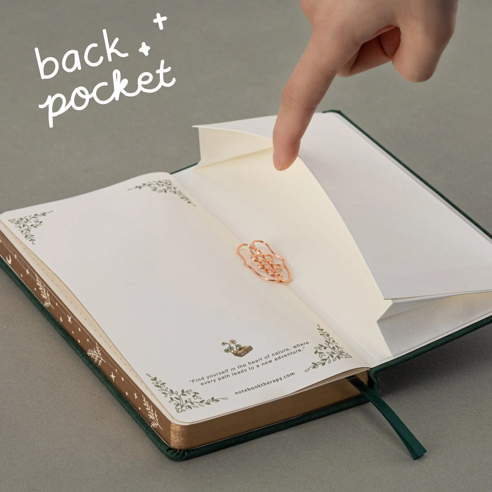 Tsuki ‘Woodland Adventure’ Luxury Travel Notebook ☾ - Image 7